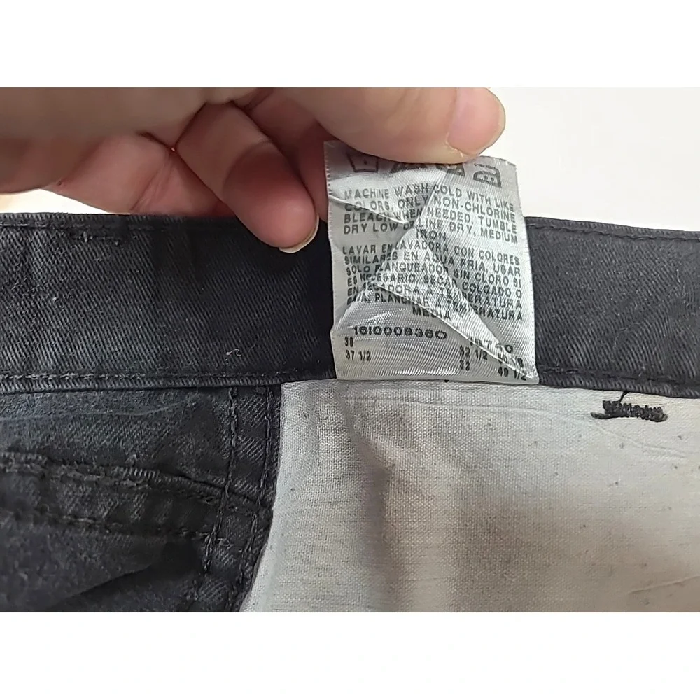 Vtg Bkack‎ Wrangler Cargo Pants 36x30